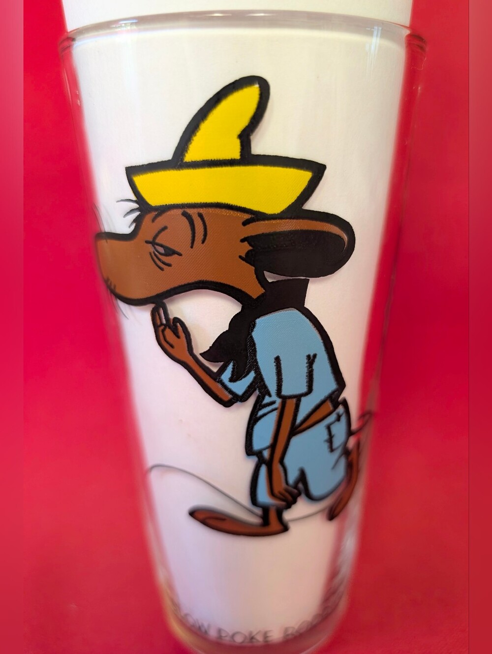 Vintage Slow Poke Rodriquez Warner Brothers Pepsi Collection Glass Mint